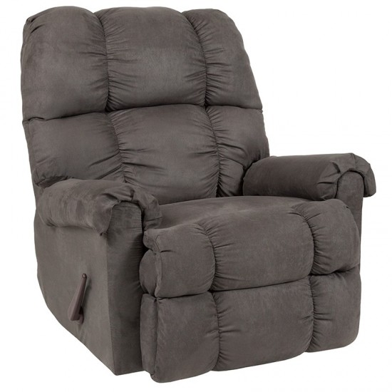 Sierra Graphite Microfiber Rocker Recliner