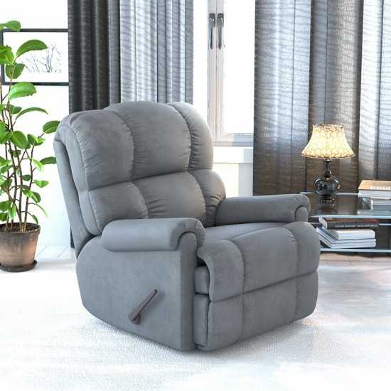 Sierra Graphite Microfiber Rocker Recliner