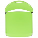 880 lb. Capacity Green Ultra-Compact Stack Chair with Black Powder Coated Frame