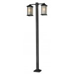 Z-Lite 2 Head Outdoor Post