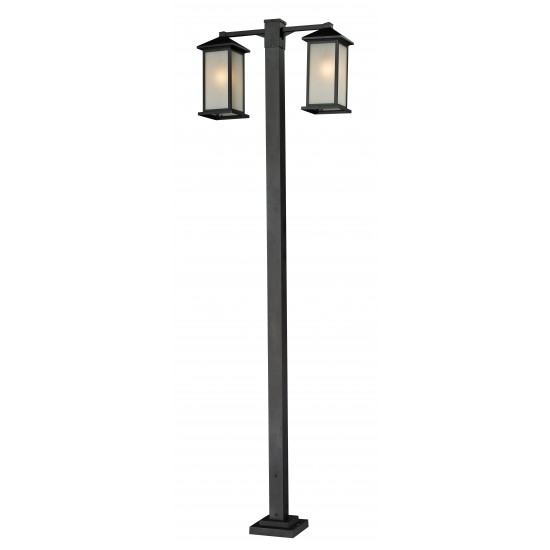 Z-Lite 2 Head Outdoor Post