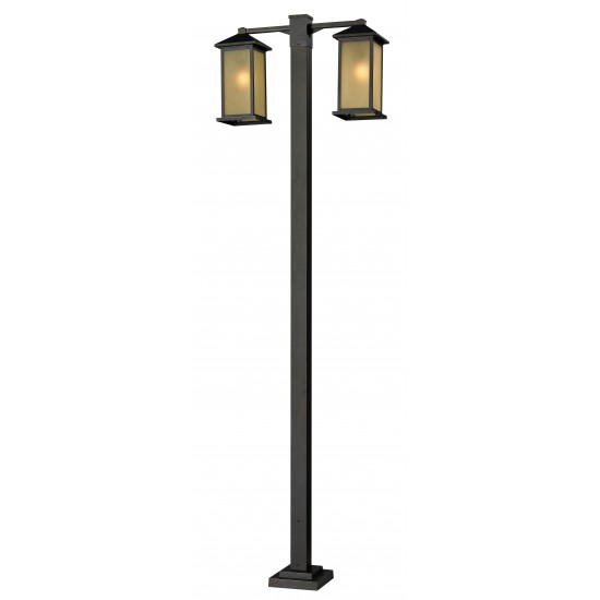 Z-Lite 2 Head Outdoor Post