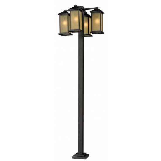 Z-Lite 4 Head Outdoor Post