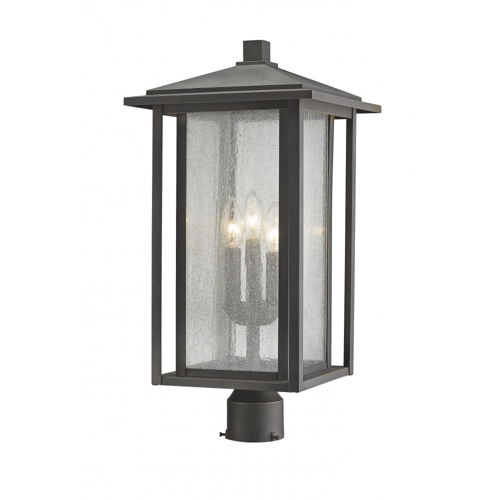 Z-Lite 3 Light Outdoor Post Mount Fixture Z-Lite 3 Light Outdoor Post Mount Fixture