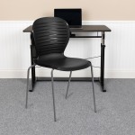 551 lb. Capacity Black Stack Chair