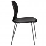 551 lb. Capacity Black Stack Chair