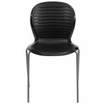 551 lb. Capacity Black Stack Chair