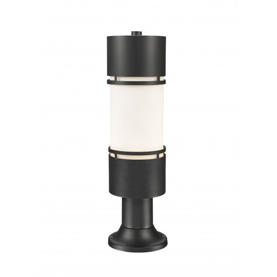 Z-Lite Outdoor LED Post Mount Light with Pier Mount