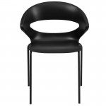 440 lb. Capacity Black Stack Chair