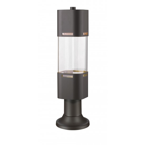 Z-Lite 1 Light Outdoor LED Post Head with Pier Mount