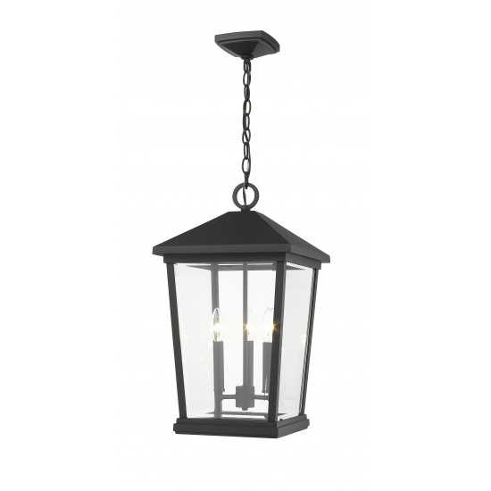 Z-Lite 3 Light Outdoor Chain Mount Ceiling Fixture