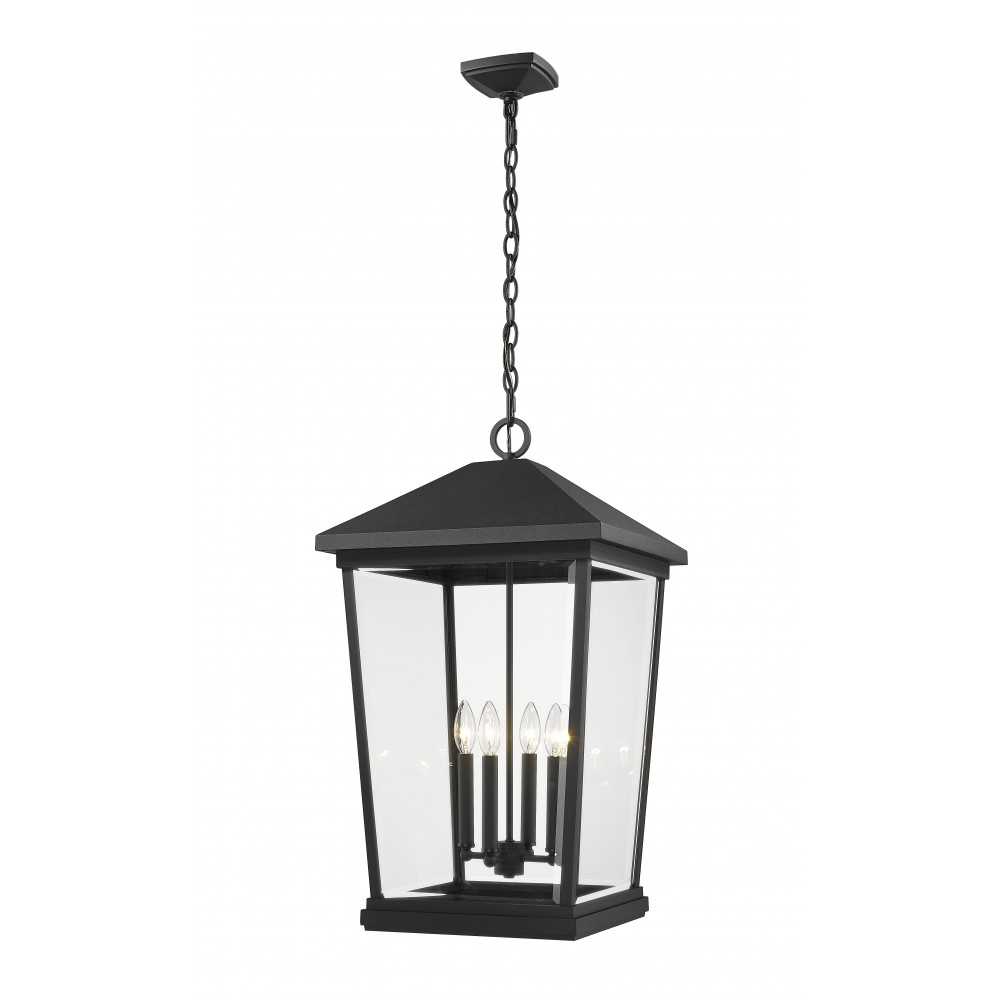 Z-Lite 4 Light Outdoor Chain Mount Ceiling Fixture