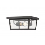 Z-Lite 3 Light Outdoor Flush Ceiling Mount Fixture