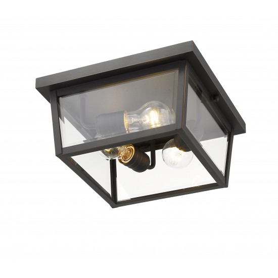 Z-Lite 3 Light Outdoor Flush Ceiling Mount Fixture