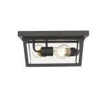 Z-Lite 3 Light Outdoor Flush Ceiling Mount Fixture