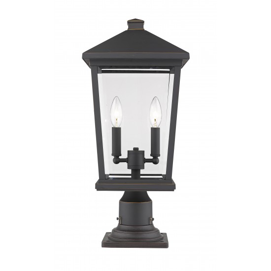 Z-Lite 2 Light Outdoor Pier Mounted Fixture
