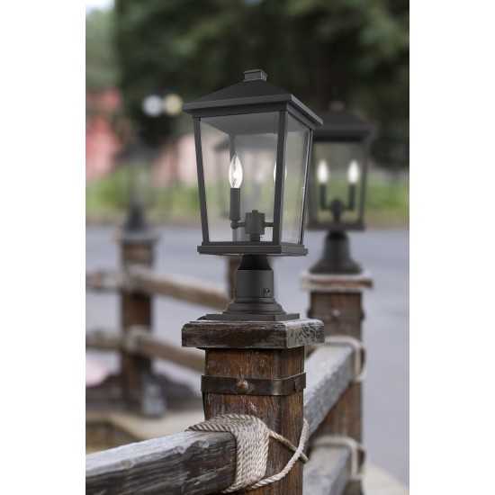 Z-Lite 2 Light Outdoor Pier Mounted Fixture
