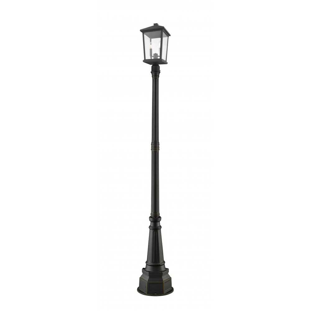 Z-Lite 2 Light Outdoor Post Mounted Fixture Z-Lite 2 Light Outdoor Post Mounted Fixture