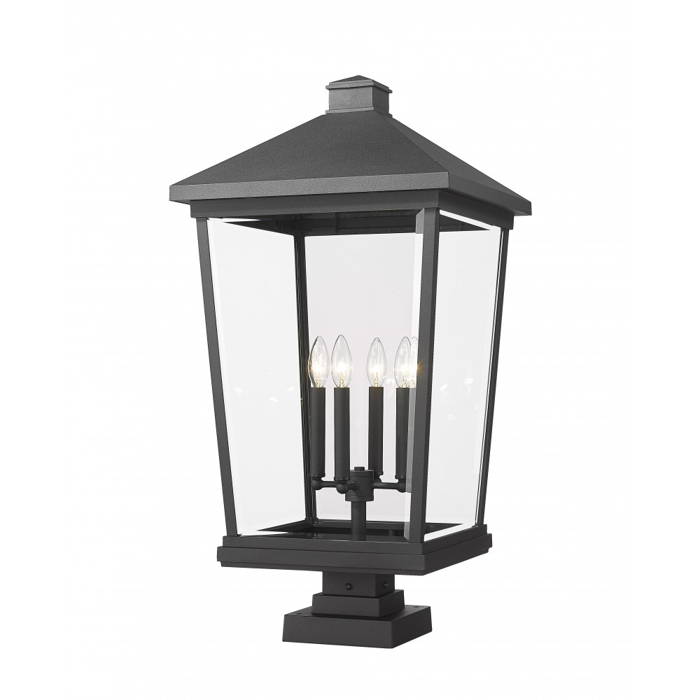 Z-Lite 4 Light Outdoor Pier Mounted Fixture Z-Lite 4 Light Outdoor Pier Mounted Fixture