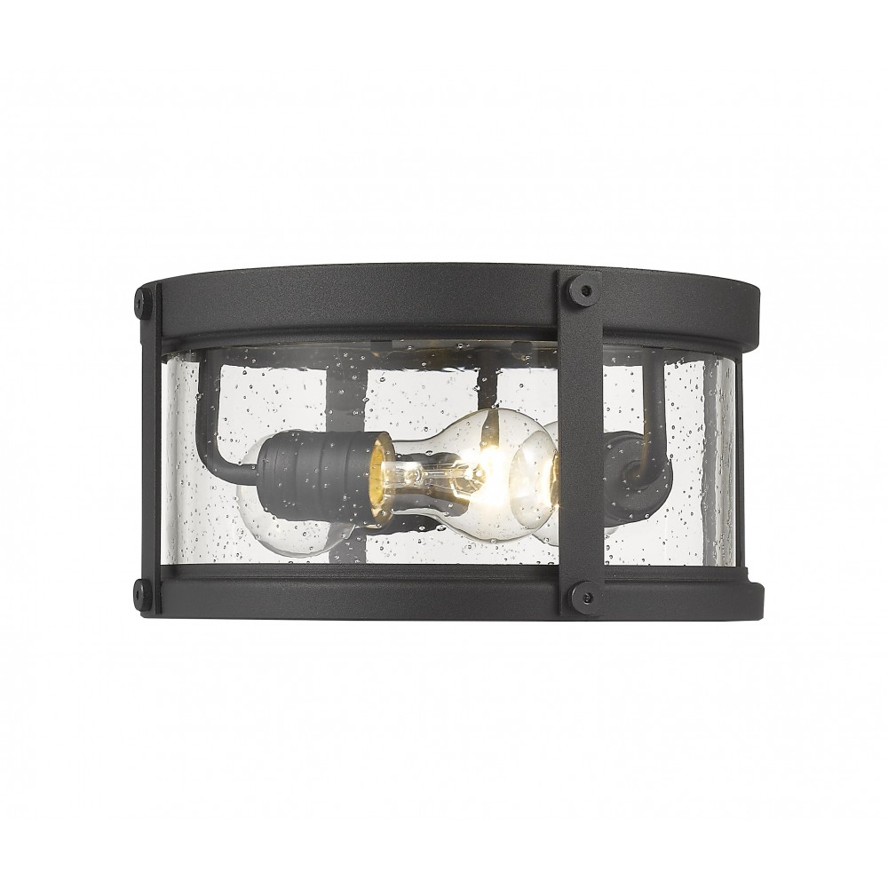 Z-Lite 3 Light Outdoor Flush Ceiling Mount Fixture