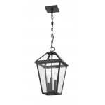 Z-Lite 3 Light Outdoor Chain Mount Ceiling Fixture