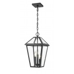 Z-Lite 3 Light Outdoor Chain Mount Ceiling Fixture