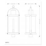 Z-Lite 1 Light Outdoor Post Mount Fixture
