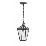 Z-Lite 1 Light Outdoor Chain Mount Ceiling Fixture