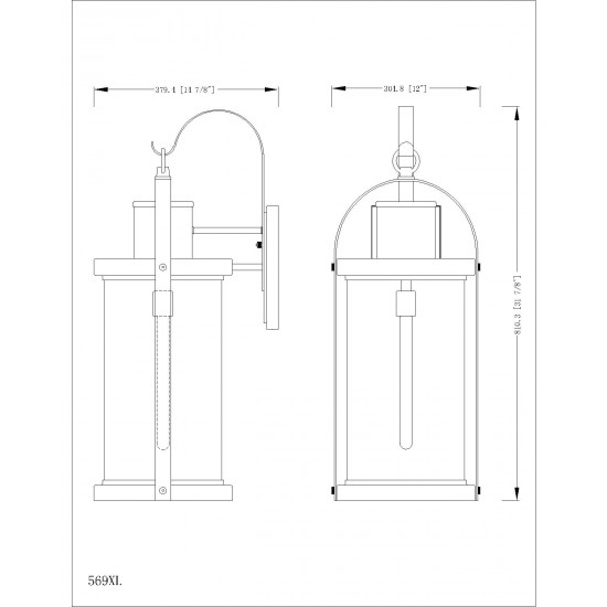 Z-Lite 1 Light Outdoor Wall Sconce