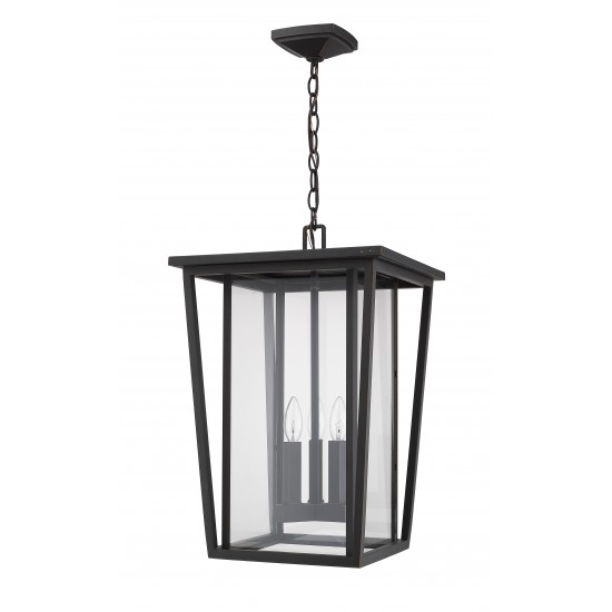 Z-Lite 3 Light Outdoor Chain Mount Ceiling Fixture