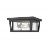 Z-Lite 3 Light Outdoor Flush Ceiling Mount Fixture