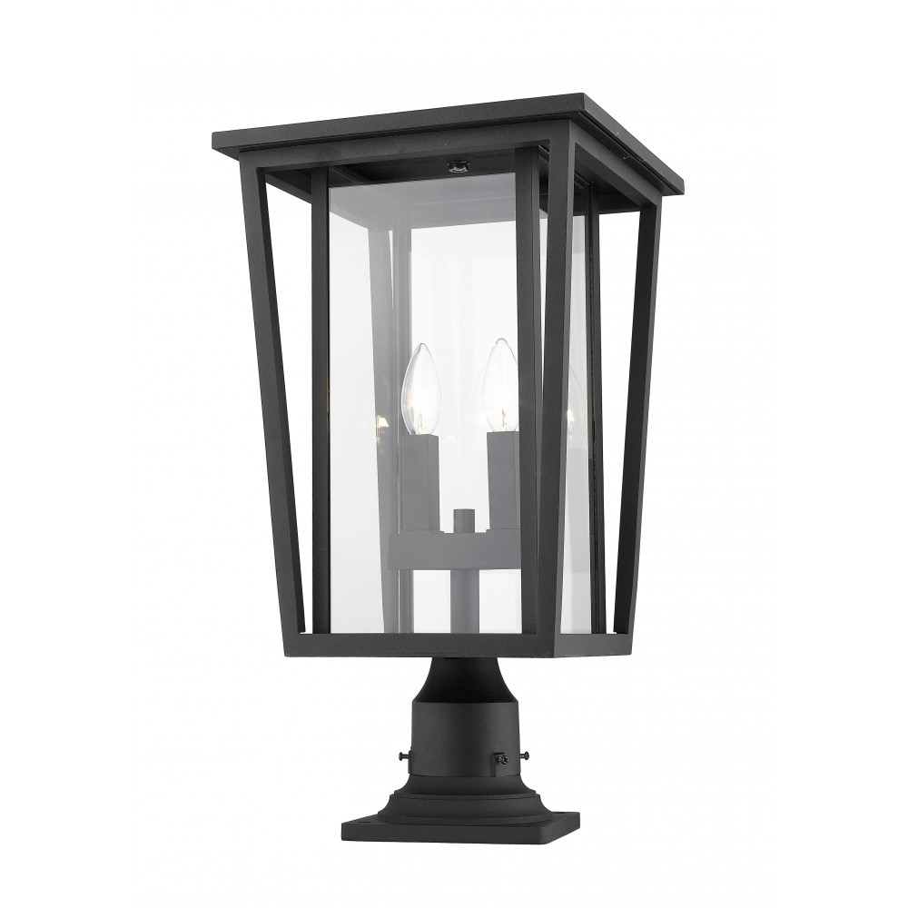 Z-Lite 2 Light Outdoor Pier Mounted Fixture Z-Lite 2 Light Outdoor Pier Mounted Fixture