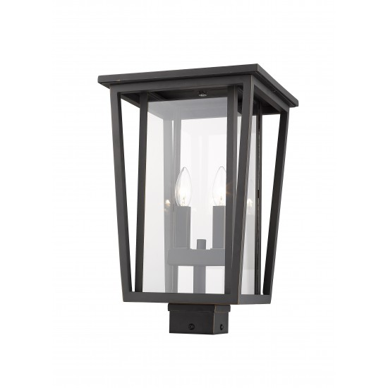Z-Lite 2 Light Outdoor Post Mount Fixture