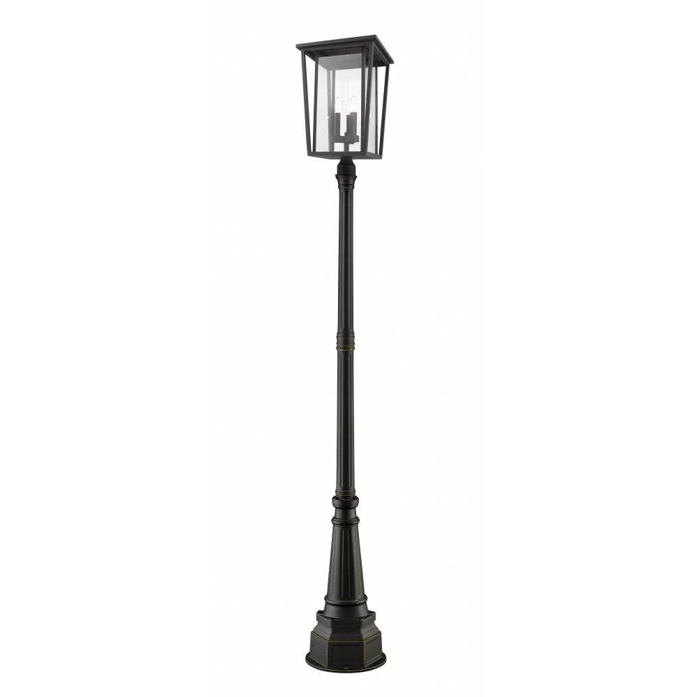 Z-Lite 3 Light Outdoor Post Mounted Fixture Z-Lite 3 Light Outdoor Post Mounted Fixture