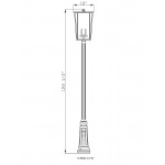 Z-Lite 4 Light Outdoor Post Mounted Fixture