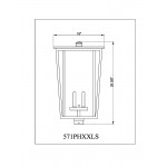Z-Lite 4 Light Outdoor Post Mount Fixture