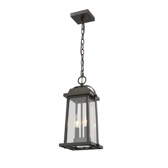 Z-Lite 2 Light Outdoor Chain Mount Ceiling Fixture