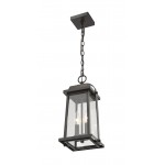 Z-Lite 2 Light Outdoor Chain Mount Ceiling Fixture