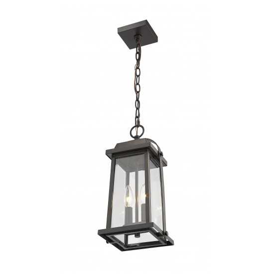 Z-Lite 2 Light Outdoor Chain Mount Ceiling Fixture