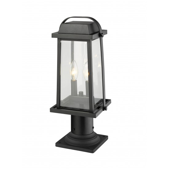 Z-Lite 2 Light Outdoor Pier Mounted Fixture