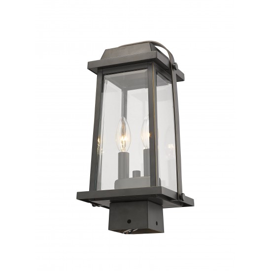 Z-Lite 2 Light Outdoor Post Mount Fixture