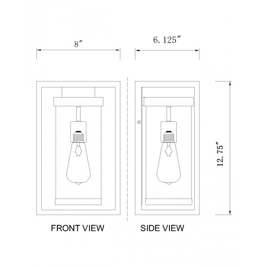 Z-Lite 1 Light Outdoor Wall Sconce