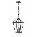 Z-Lite 3 Light Outdoor Chain Mount Ceiling Fixture