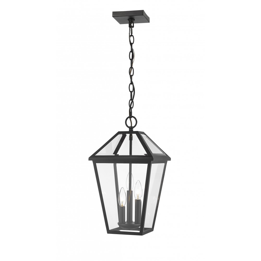 Z-Lite 3 Light Outdoor Chain Mount Ceiling Fixture