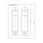 Z-Lite 1 Light Outdoor Pier Mounted Fixture