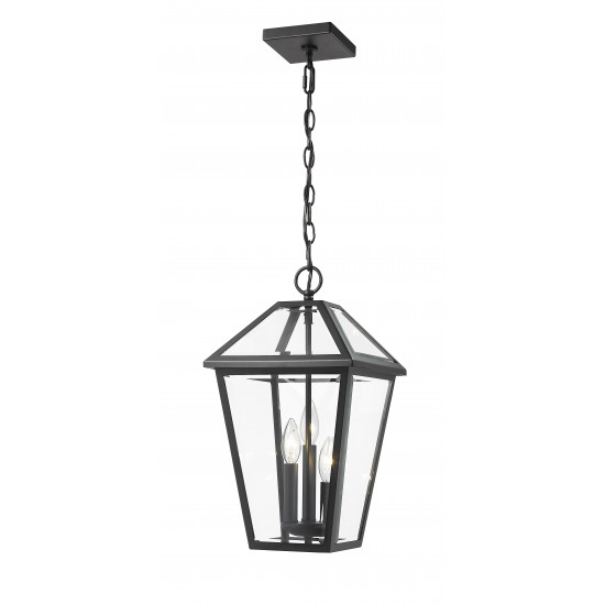 Z-Lite 3 Light Outdoor Chain Mount Ceiling Fixture