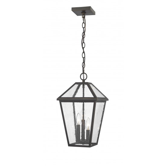 Z-Lite 3 Light Outdoor Chain Mount Ceiling Fixture