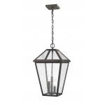 Z-Lite 3 Light Outdoor Chain Mount Ceiling Fixture