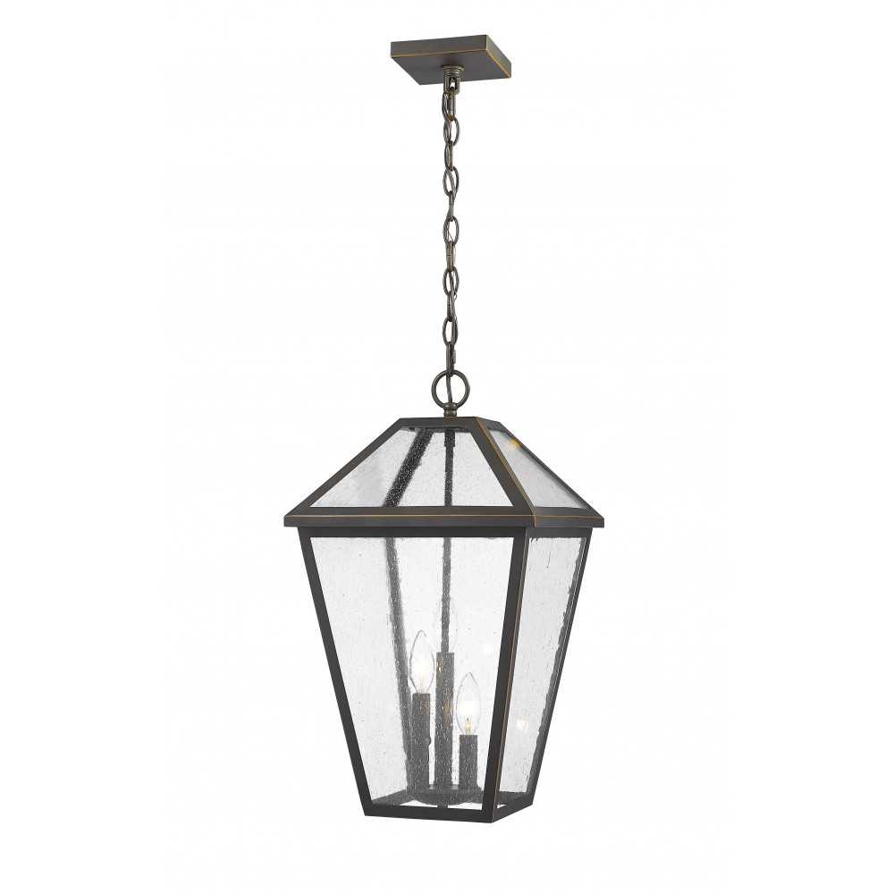 Z-Lite 3 Light Outdoor Chain Mount Ceiling Fixture