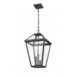 Z-Lite 3 Light Outdoor Chain Mount Ceiling Fixture